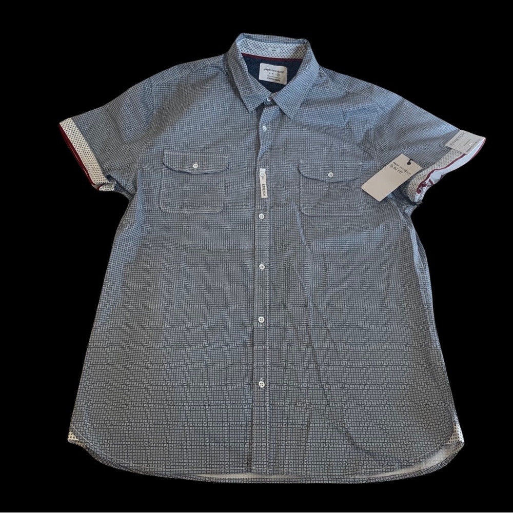 NWT Paper Denim & Cloth Stretch Slim Fit Tailored Shirt